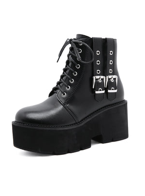 Former Lace-up Knight Martin Boots