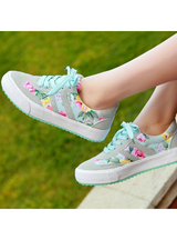Printed Casual Shoes Women Canvas Shoes Sneakers