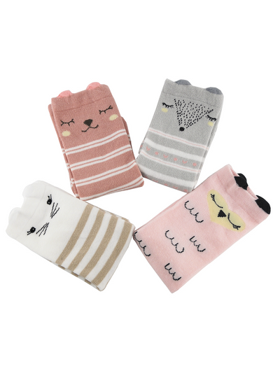 Baby Socks Fox Dog Cat 3D Warm Socks 