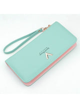 Long Zipper Purse Woman Wallet Card Holder Clutch