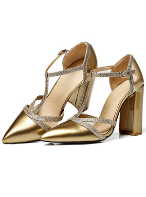 Pointed Toe Shallow Single Shoes High Heels 