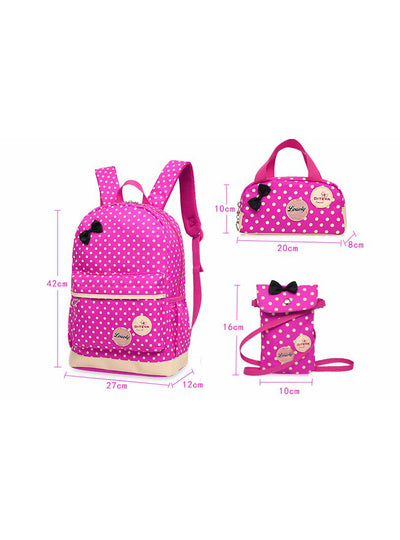 Girl School Bags For Teenagers Backpack 3Pcs/Set