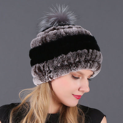 Fur Warm Wool Ball Hat Wool Hat