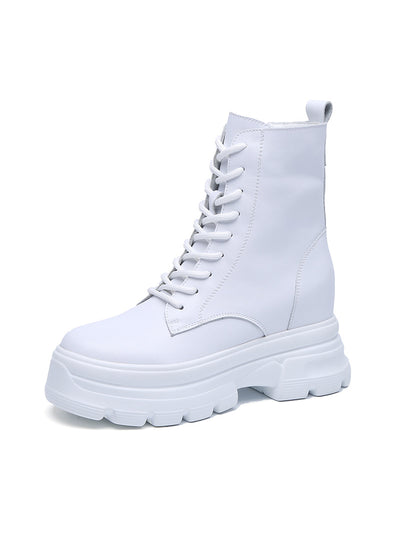 Skinny Increased Inside Thick-soled Sponge Cake Boots