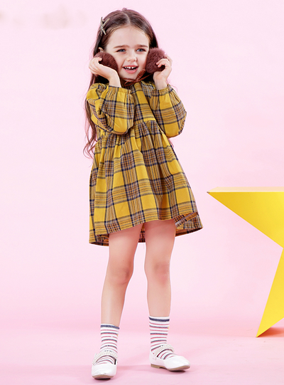 Long Sleeve Flowers Printing Design for Children