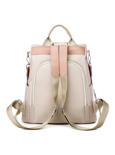 Embroidered Flower Backpack Female Oxford Style