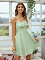 Strap Big Swing Dress