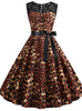 Summer Sleeveless Leopard Print Dress