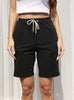 Elastic Strawstring Short Pants