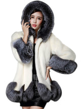 Faux Fur Coat Winter Warm Thick Fur Jacket 