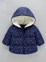 Lamb Down Cotton-Padded Clothes Jacket Girls