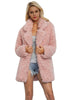 Women's Plush Long-Sleeved Faux Fur Jackets