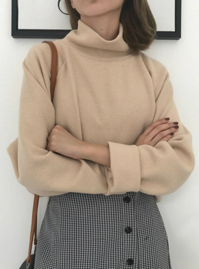 Women's Sweaters Casual Loose Long Sleeve Knitted Jumper