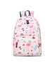 Pink Flamingo Animal Knapsack Printing School Bagpack Bag