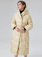 White Duck Down Loose Winter Warm Coat