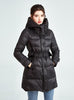 Hooded Slim White Duck Down Coat