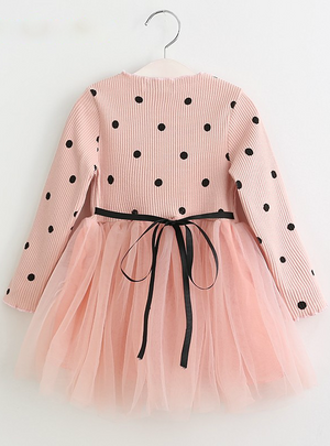 Dot Print Kids Clothes Girls Dresses