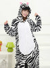 Zebra Costume Pajamas Sleepwear Onesie 