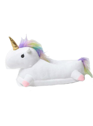 Winter lovely Home Slippers Cartoon Plush White Shoes 