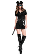 Halloween Police Woman Uniform Suit