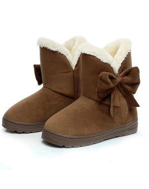 Women Snow Boots Winter Fur Ankle Boot Female