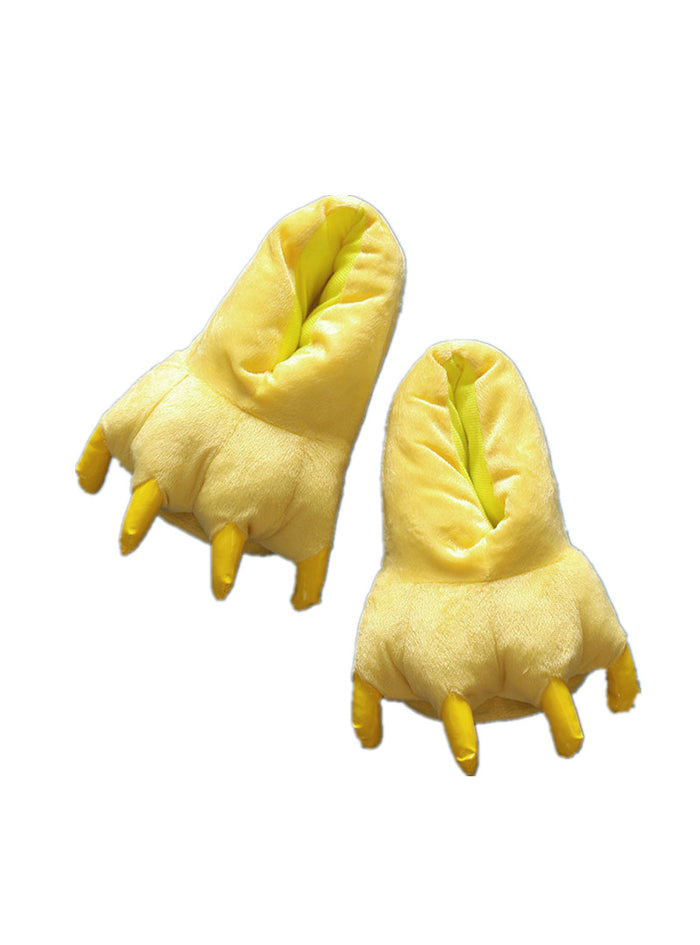 Animal Unisex Paw Slippers Winter Warm Soft Claw Slippers