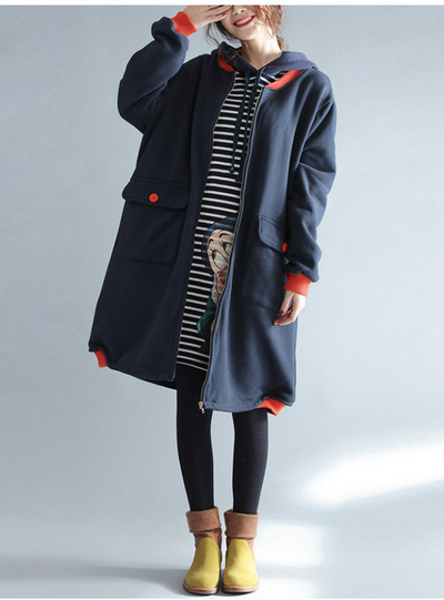 Winter Coats Korean Fashion Character Printing