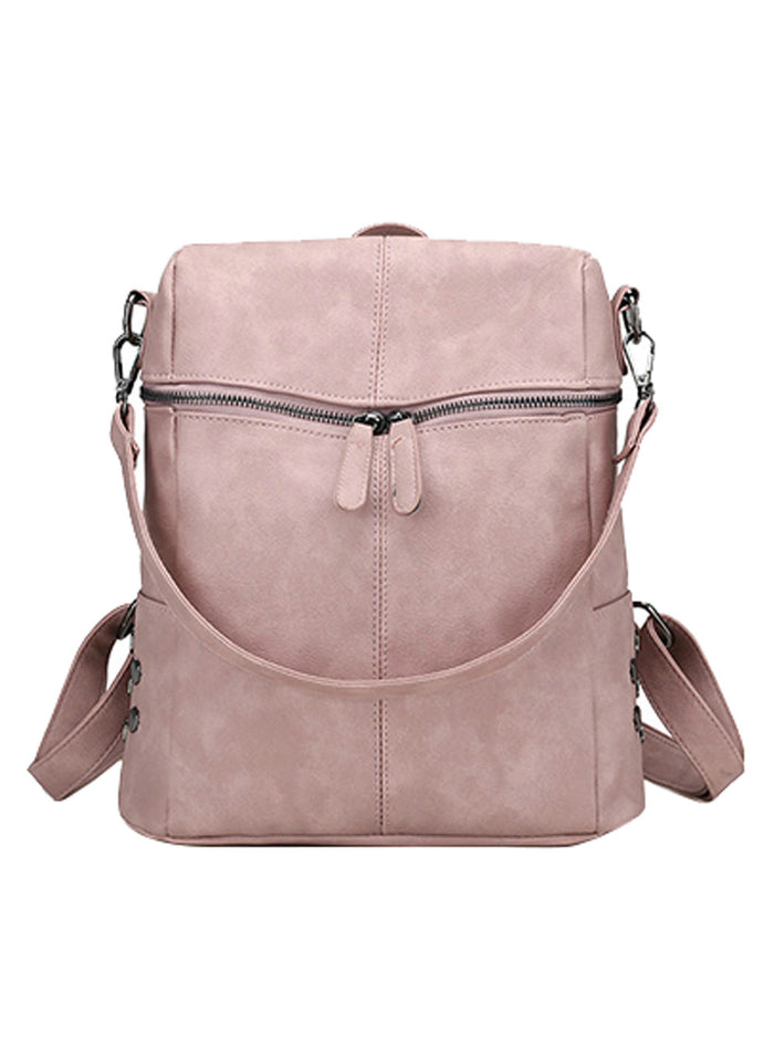 Women Pu Leather Shoulder Bag Backpacks Ladies 