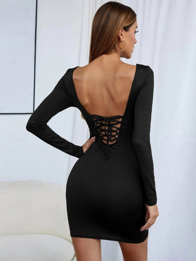 Sexy Slim Long Sleeve Dress