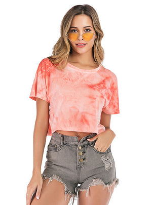 Tie-dyed Short Sleeve T-shirt