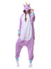 Flannel Purple Unicorn Onesie Pajama Animal Sleepwear