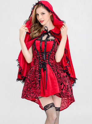 Little Red Riding Hood Performs Halloween Cosplay