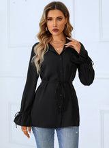 Casual Solid Color Top Shirt