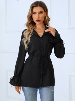 Casual Solid Color Top Shirt