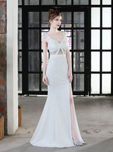Long Sling Slim Fishtail Dress