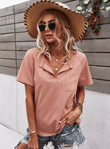 Sweet Loose Solid Color T-shirt