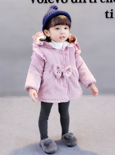 Winter Coats Newborns Girls Hooded Jackets