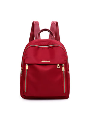 Woman Oxford Cloth Casual Backpack