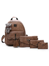 Female School Shoulder Bag 5 Pcs/Set Bagpack