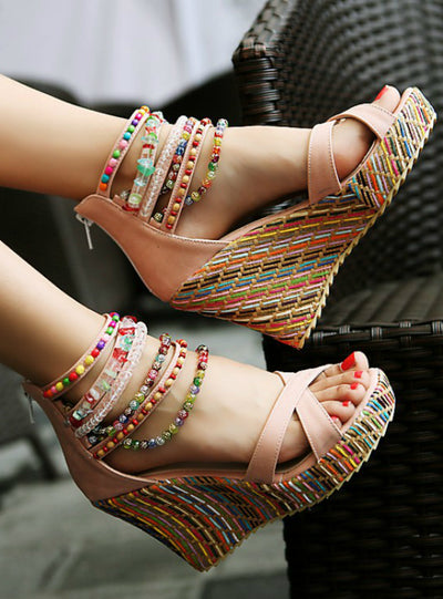 Woman Sandals Shoes Bohemian Sandals Comfortable