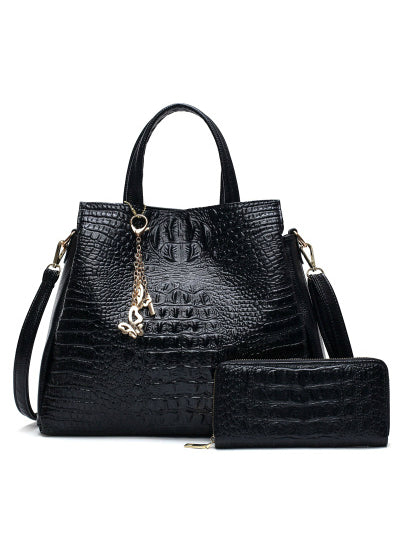 Two Set Purse and Handbags Butterfly Tassel Leisure