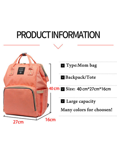 Baby Mom Backpack Women Carry Care Bags