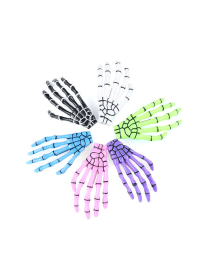 1 pair Fashion Hair Accessories Skeleton Claws Skull 