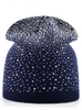 Beanie Hats Rabbit Wool Knitted Cap Women 
