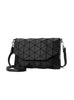 Solid Plaid Geometric Lingge Envelope Handbag