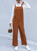 Women Retro Corduroy Bib Pants