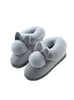 Lovely Rabbit Ears Soft Home Slippers Cotton Warm 