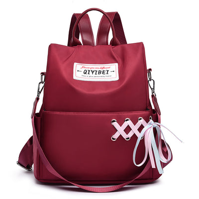 Waterproof Oxford Casual Ladies Backpack