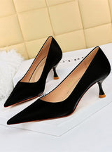 Women High Heeled Pointed Shoes
