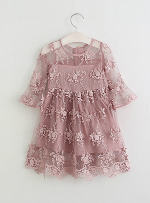 Flower Dress Baby Girl Children Girl Princess Dress